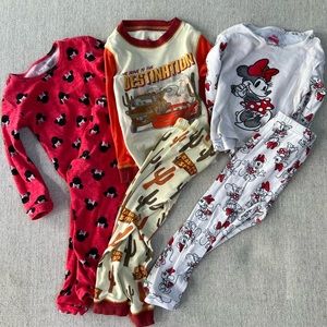 Bundle of 3 Disney pajama sets